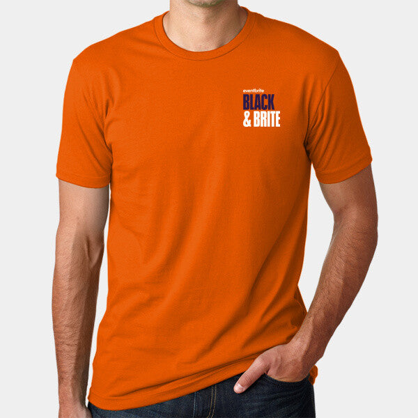 Eventbrite Black & Brite Orange T-shirt