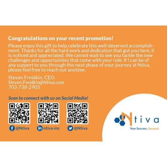 NTIVA Promotion Postcard